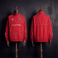 Men's Supreme Half-Zip Racing Jacket with Reflective Straps