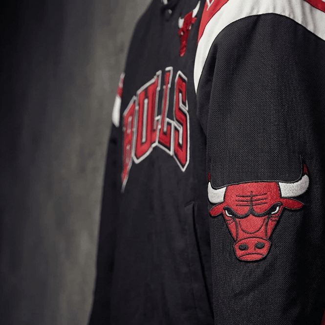 Men's Chicago Bulls Varsity Jacket with NBA Eastern Conference Patch