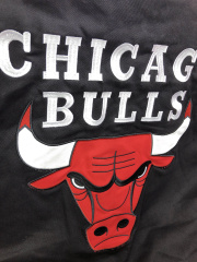 Men's Chicago Bulls Varsity Jacket with NBA Eastern Conference Patch
