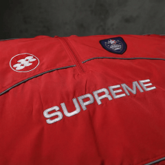 Men's Supreme Half-Zip Racing Jacket with Reflective Straps