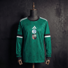 Schalke 04 Commemorative Edition - Green Long-Sleeve 2025/2026 New Season Jersey