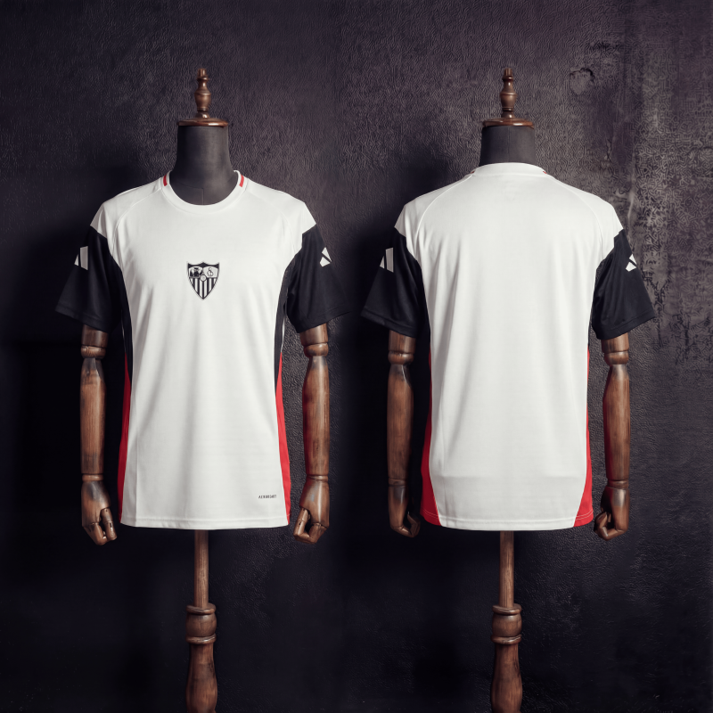 Sevilla Training Kit 2025/2026 New Season Football Jersey Sports Shirt