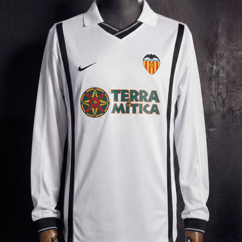 Retro Valencia Home Long-Sleeve 00/01 Season Jersey