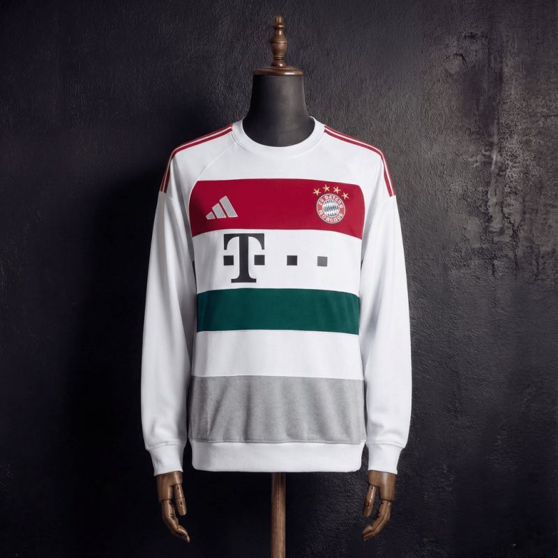 Bayern Munich Long-sleeved Sweatshirt 2025/2026 New Season Football Jersey