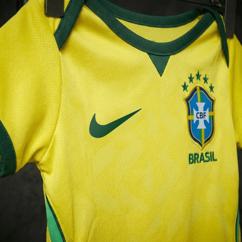 Baby Jersey Brazil Home Stadium FIFA World Cup 2026 New Season Football Jersey