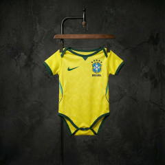 Baby Jersey Brazil Home Stadium FIFA World Cup 2026 New Season Football Jersey