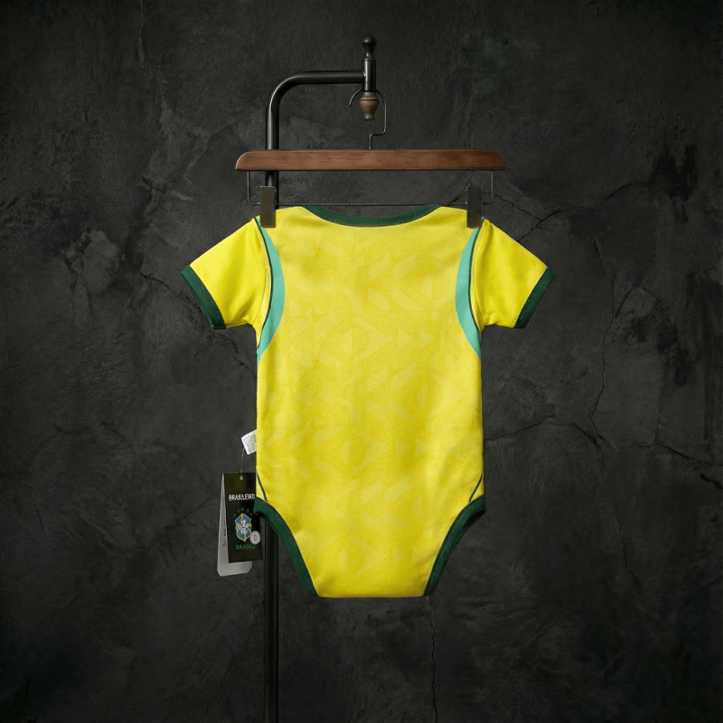 Baby Jersey Brazil Home Stadium FIFA World Cup 2026 New Season Football Jersey