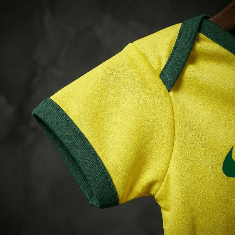 Baby Jersey Brazil Home Stadium FIFA World Cup 2026 New Season Football Jersey