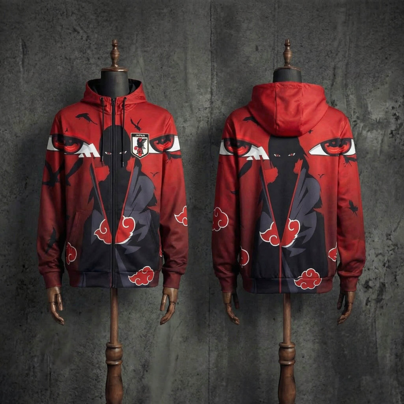 2026 (Japan) Naruto Anime Streetwear Hoodie Sizes S-XXL