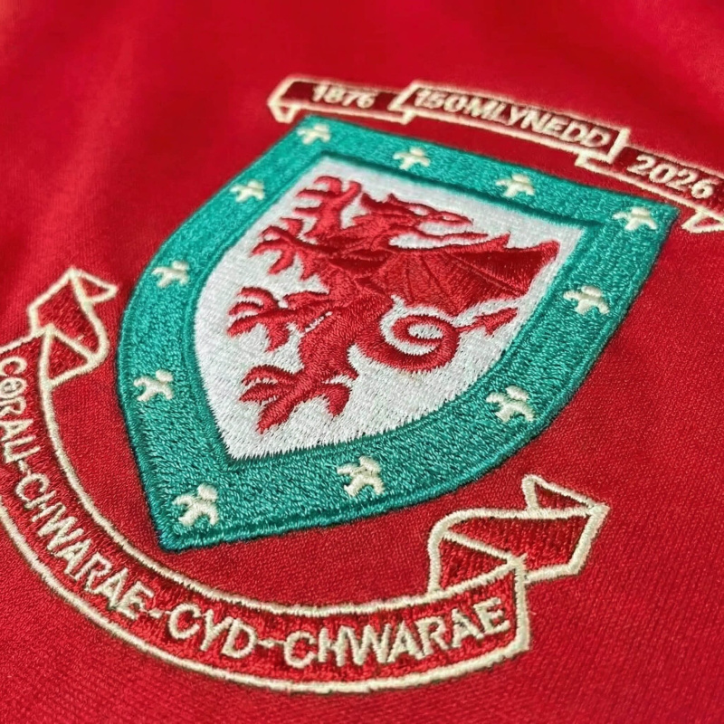 Wales National Jacket 2026/2027 New Season Football Jersey Sports Shirt