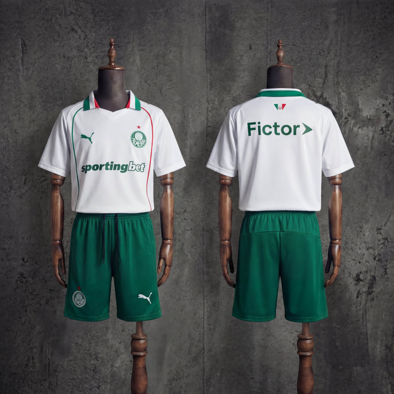 Kids Kit Palmeiras Away 2026/2027 Jersey Size 16-28
