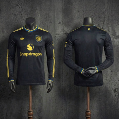 Player Manchester United 3rd Away long sleeve 2025/2026 new season Football Jersey Sports shirt