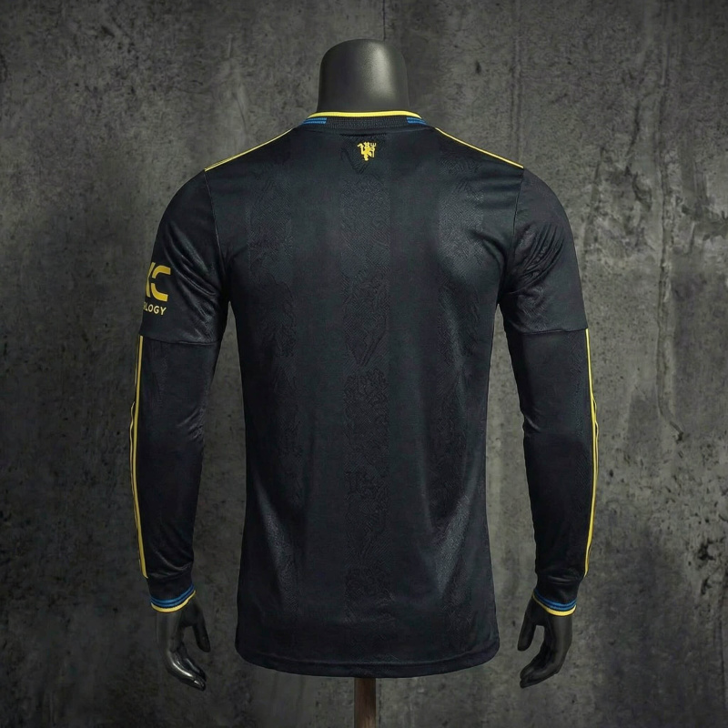 Player Manchester United 3rd Away long sleeve 2025/2026 new season Football Jersey Sports shirt