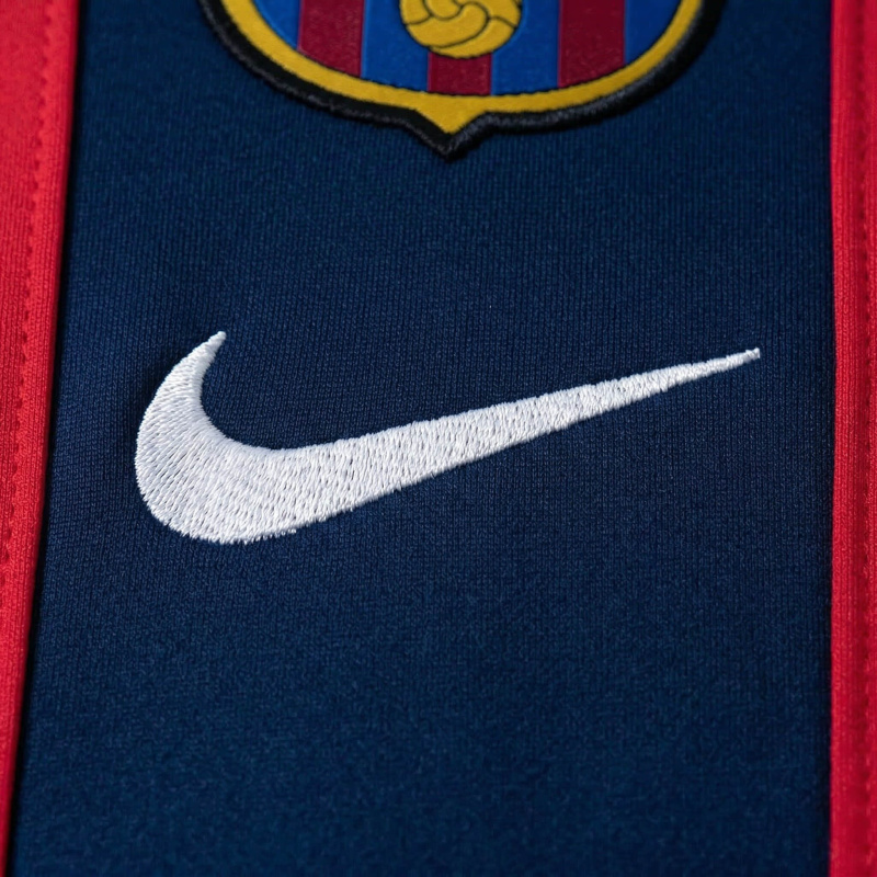 Barcelona Long-sleeved Sweatshirt - Red & Blue