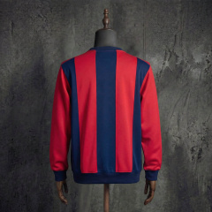 Barcelona Long-sleeved Sweatshirt - Red & Blue