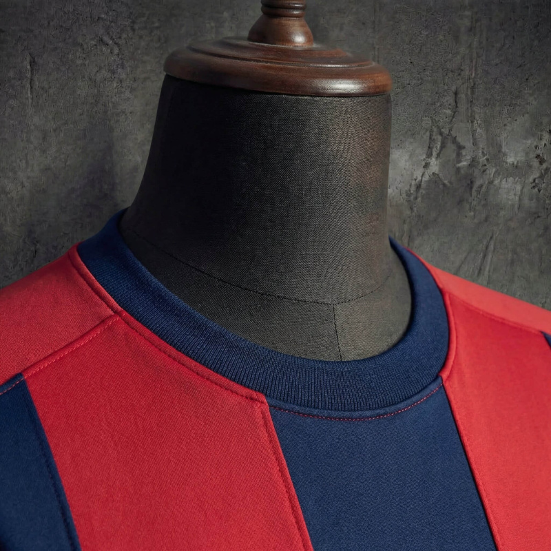 Barcelona Long-sleeved Sweatshirt - Red & Blue