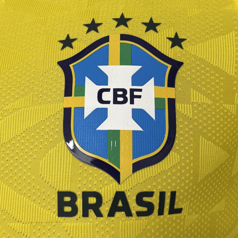 Player Brazil Home FIFA World Cup 2026 New Season Football Jersey Sports Shirt