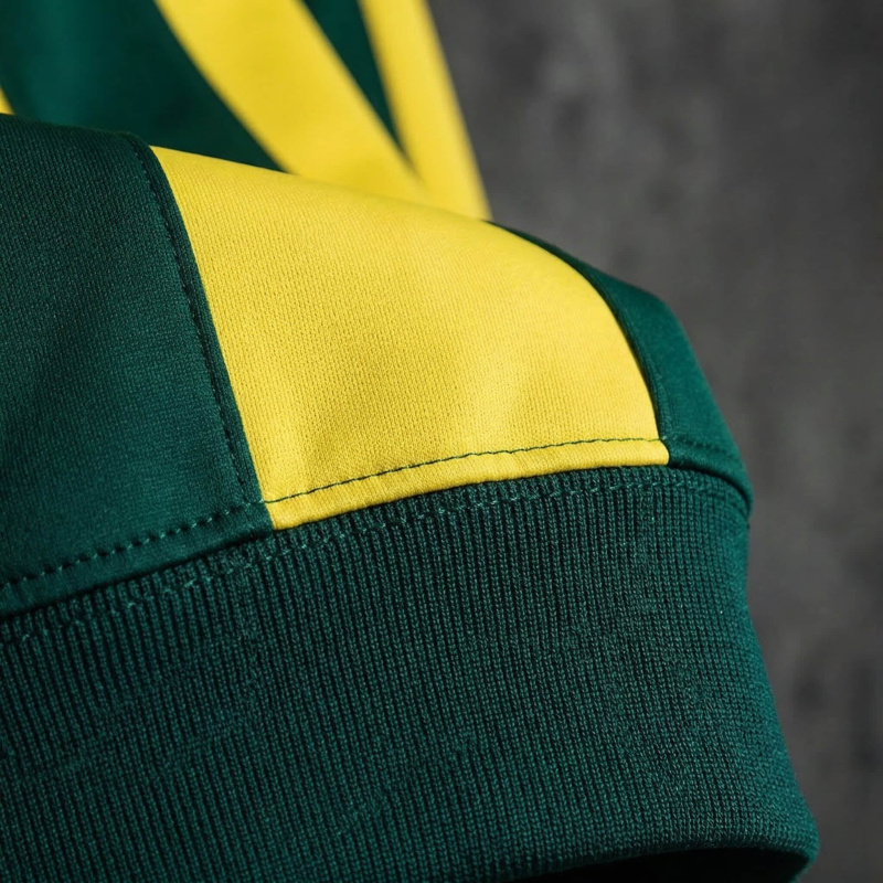 Brazil Long-sleeved Sweatshirt - Yellow & Green M-3XL