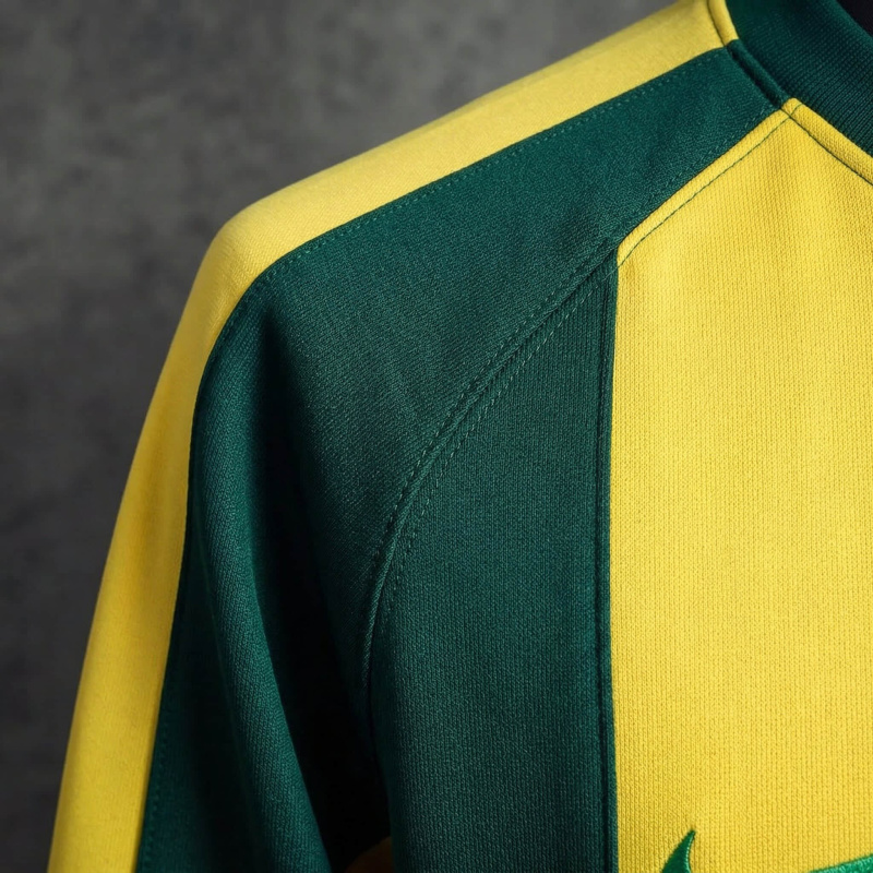 Brazil Long-sleeved Sweatshirt - Yellow & Green M-3XL