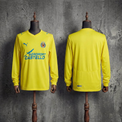 Retro Villarreal Home 08/09 Long-sleeved Jersey