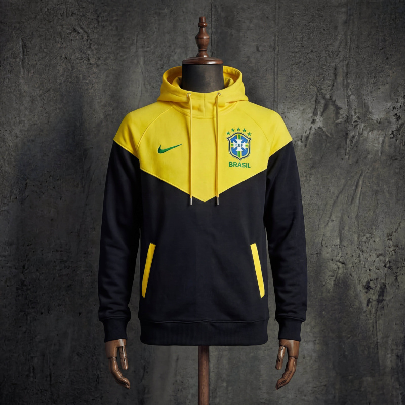 Brazil hoodie 2026/2027 black and yellow