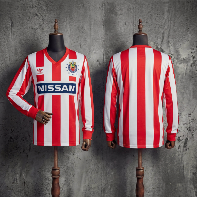 Retro Chivas de Guadalajara Home 90/91 Long-sleeved Jersey