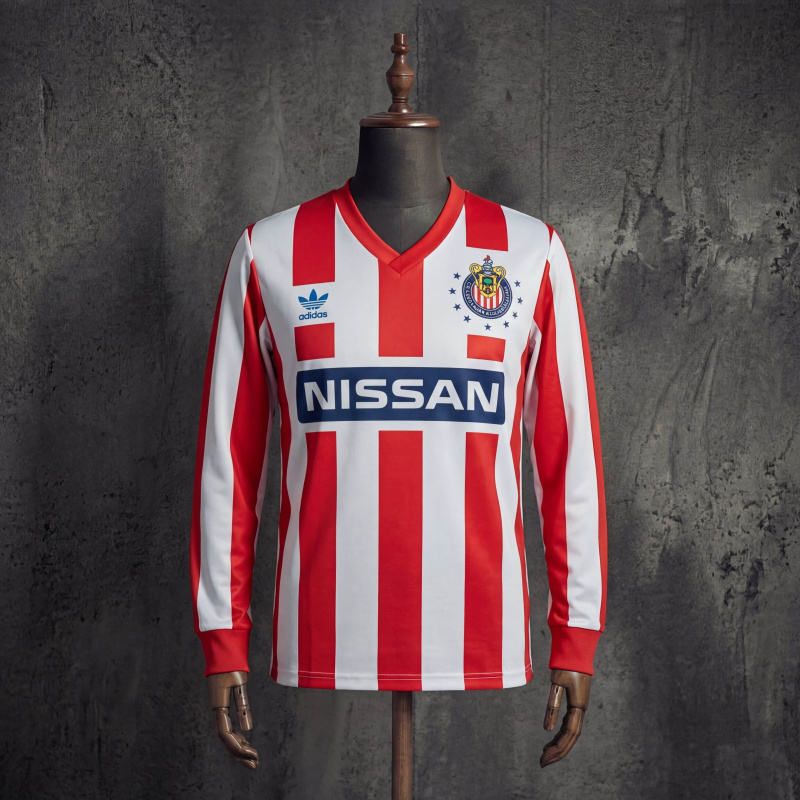 Retro Chivas de Guadalajara Home 90/91 Long-sleeved Jersey