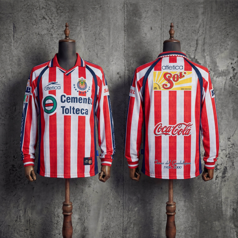 Retro Chivas de Guadalajara Home 99/00 Long-sleeved Jersey