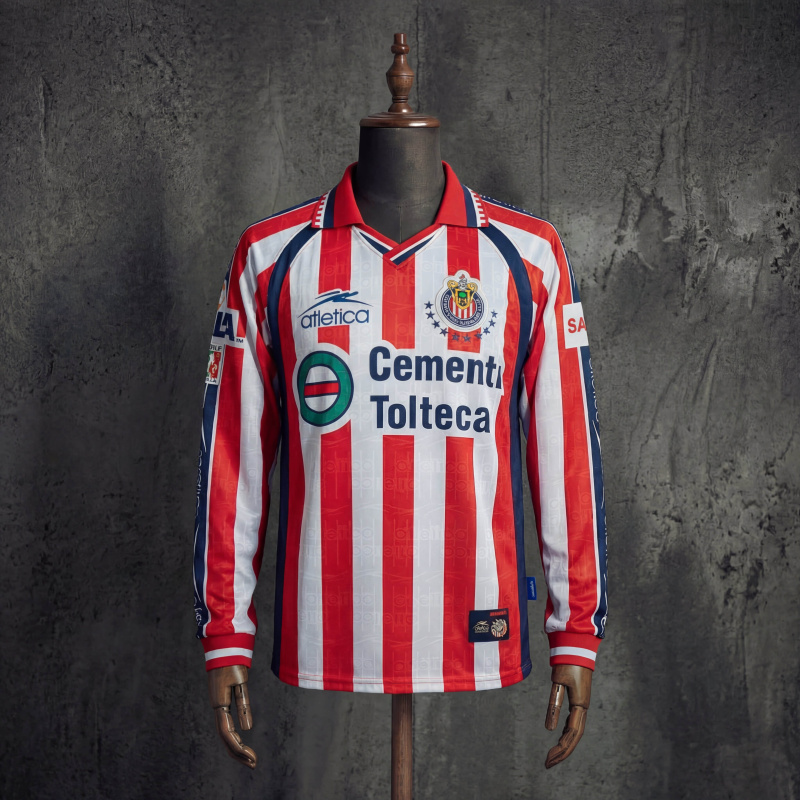 Retro Chivas de Guadalajara Home 99/00 Long-sleeved Jersey