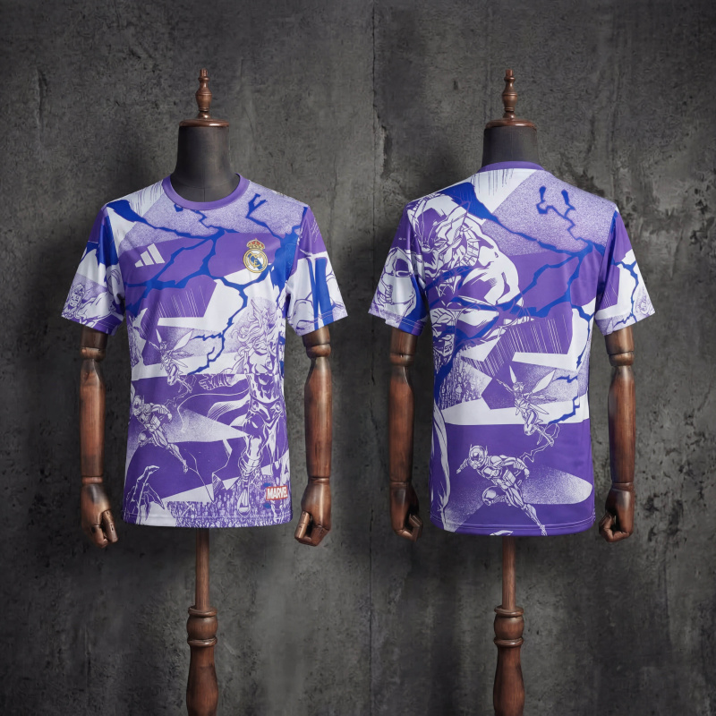 Real Madrid Avengers - Pre-Match (Purple) 2025/2026 Jersey