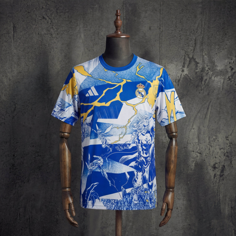 Real Madrid Avengers - Pre-Match (Blue) 2025/2026 Jersey