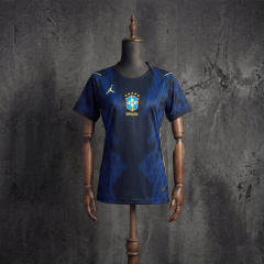 Women Brazil away FIFA World Cup 2026 new season Football Jersey Sports Shirt