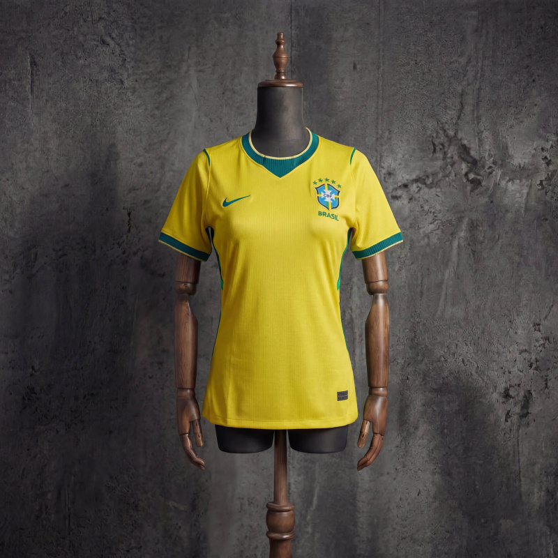 Women Brazil Home FIFA World Cup 2026 New Season Jersey