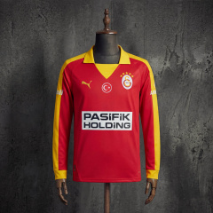 Retro Galatasaray Edition 2025/2026 Yellow Long-Sleeve Jersey