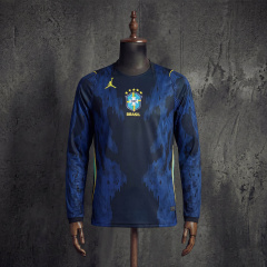 Brazil away FIFA World Cup 2026 Long-sleeved jersey, sizes S-4XL