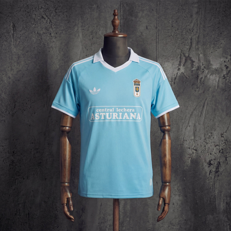 Real Oviedo Centenary 20252026 Jersey. Sizes S-4XL