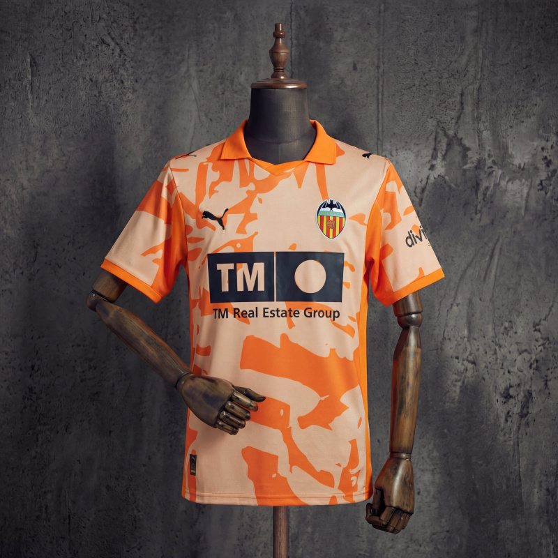 Retro Valencia 20252026 Style Jersey S-4XL