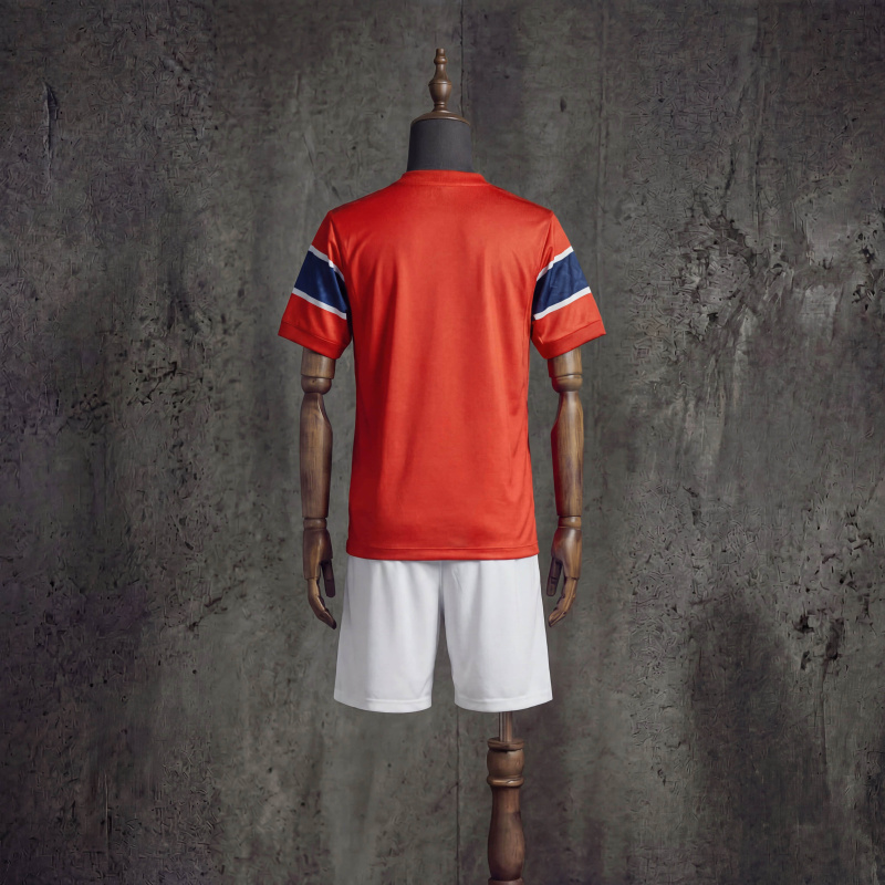 Kids kit Norway home FIFA World Cup 2026 jersey sizes 16-28