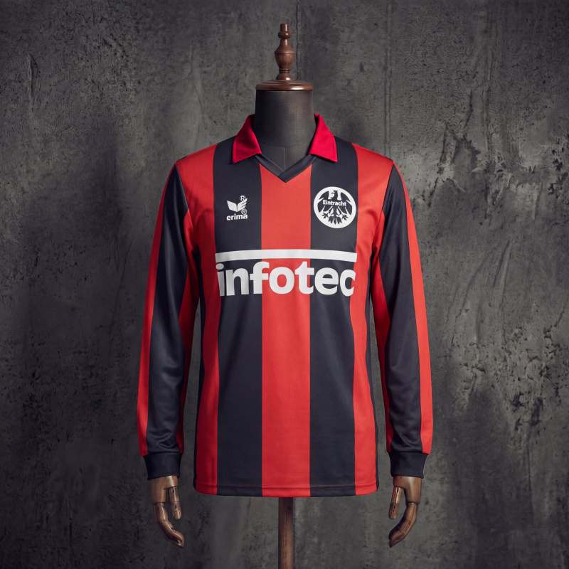 Retro Frankfurt 198182 Home Long-Sleeve Jersey – Sizes S–XXL