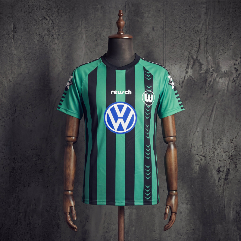 Retro VfL Wolfsburg Away 199495 Jersey Sizes S–XXL