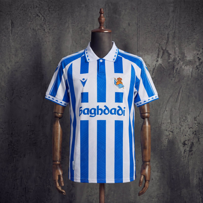 Retro Real Sociedad 20252026 Style Jersey Sizes S-4XL