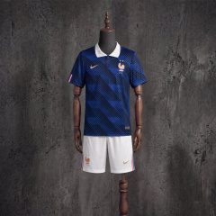Kids Kit France Home FIFA World Cup 2026 Jersey Sizes 16-28