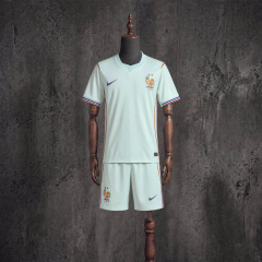 Kids Kit France Away FIFA World Cup 2026 Jersey Sizes 16-28