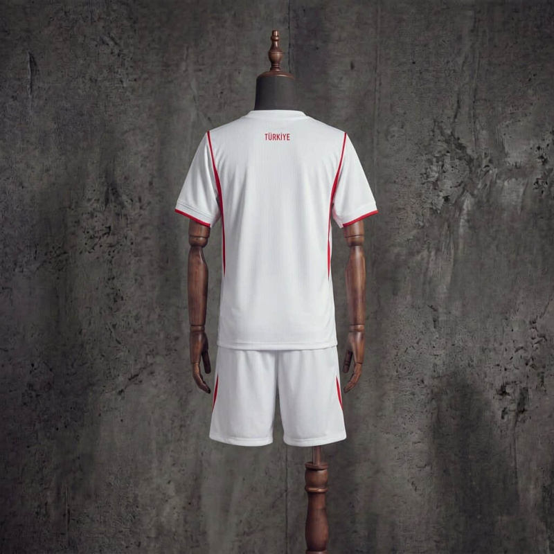 Kids Kit Turkiye Home 2026 Jersey Size 16-28