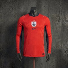 Player England Away FIFA World Cup 2026 Long-Sleeve Jersey Sizes S-XXL