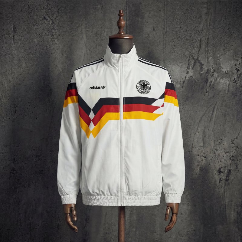 Windproof jacket German home jersey 1990 sizes S-XXL