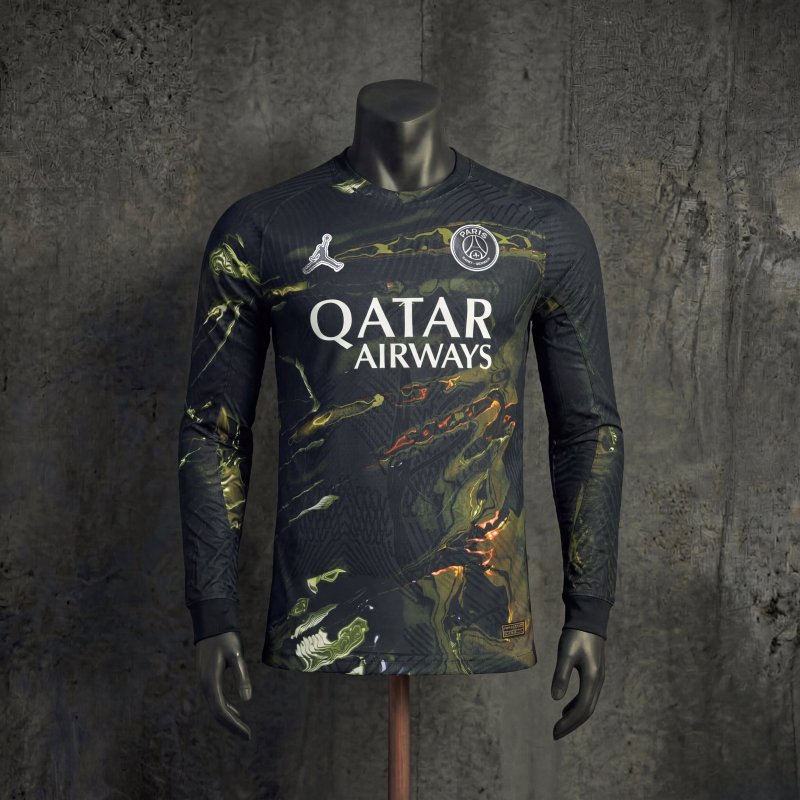 Player PSG Fourth Away 2026 Long-Sleeve Jersey Sizes S-3XL