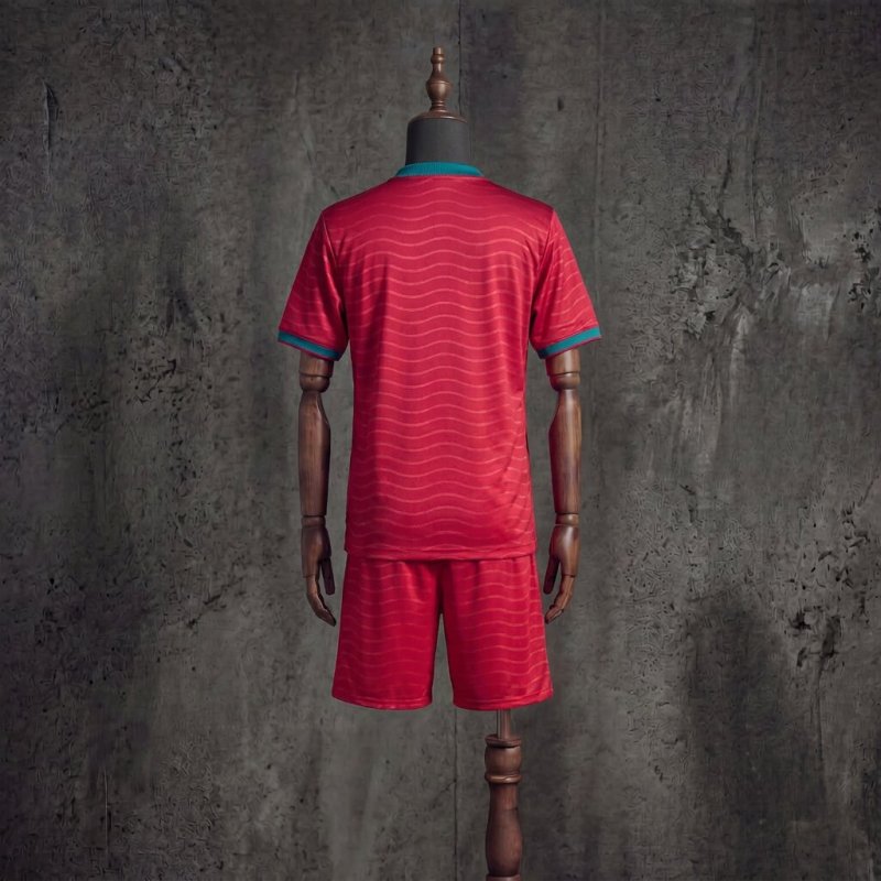 KIDS Portugal Home FIFA World Cup 2026 New Season Football Jersey Sports Shirt