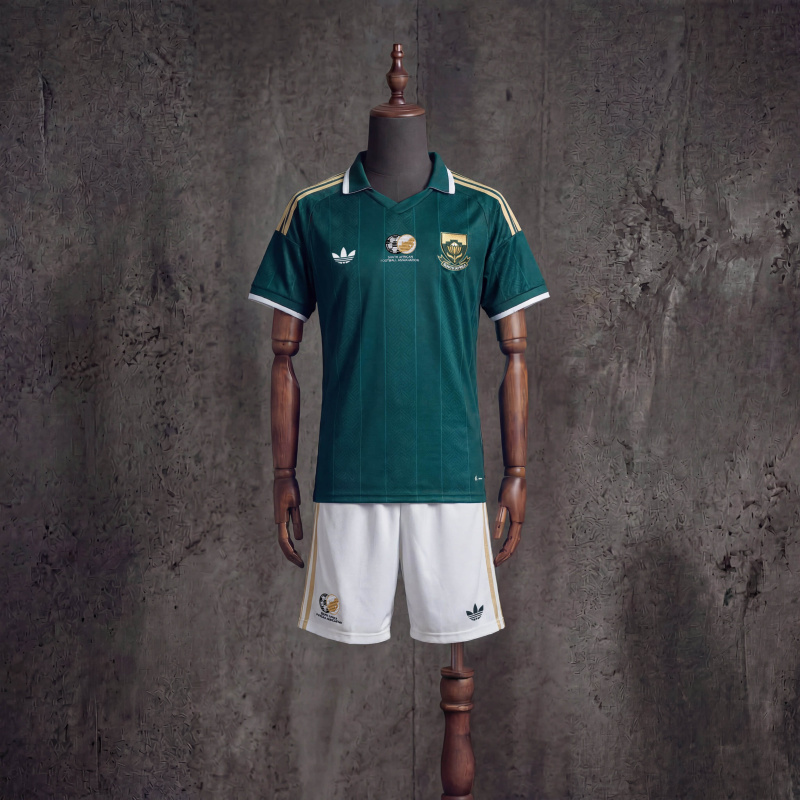 Kids Kit South Africa Away FIFA World Cup 2026 Jersey Size 16-28