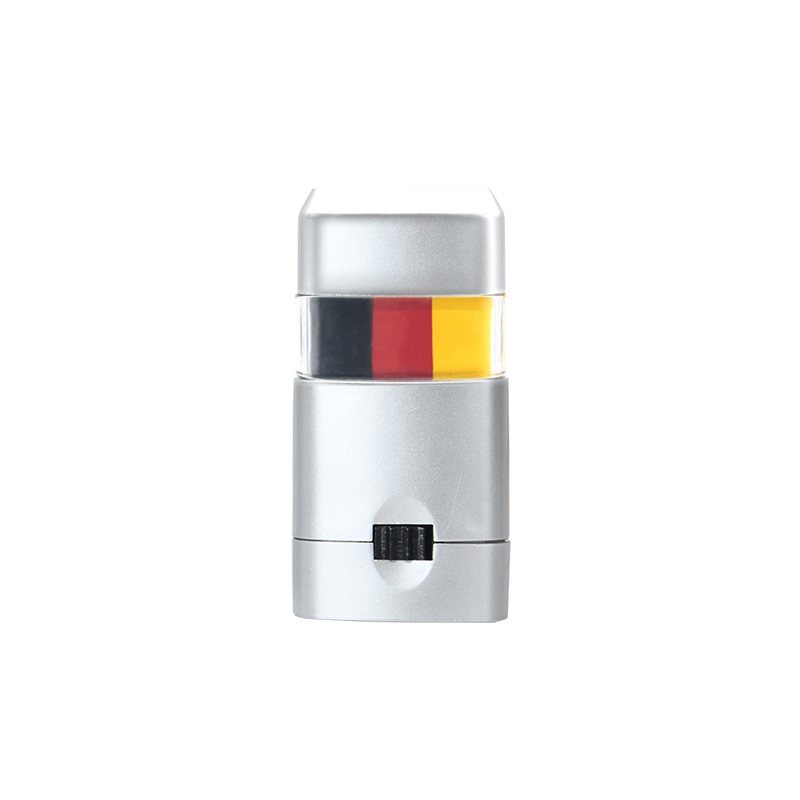World Cup fan tricolor face paint, oil-based face paint.